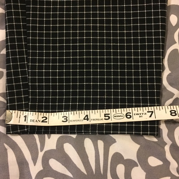 Harper Grid Patterned Slacks - Picture 9 of 9